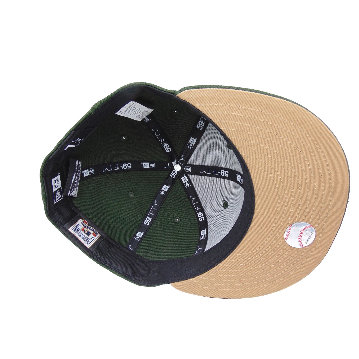 Brooklyn Dodgers Custom 59FIFTY New Era Cap Seaweed