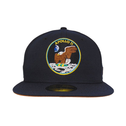 Houston Astros Custom New Era 59FIFTY Cap Apollo 11 Navy navy Front View