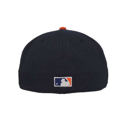 Houston Astros Custom New Era 59FIFTY Cap tritone navy
white
orange Back View