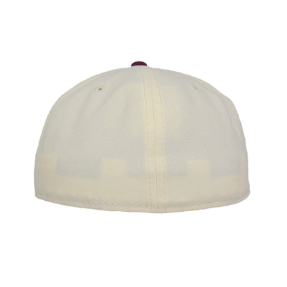 Toronto Maple Leafs Custom New Era 59FIFTY Cap Chrome Maroon