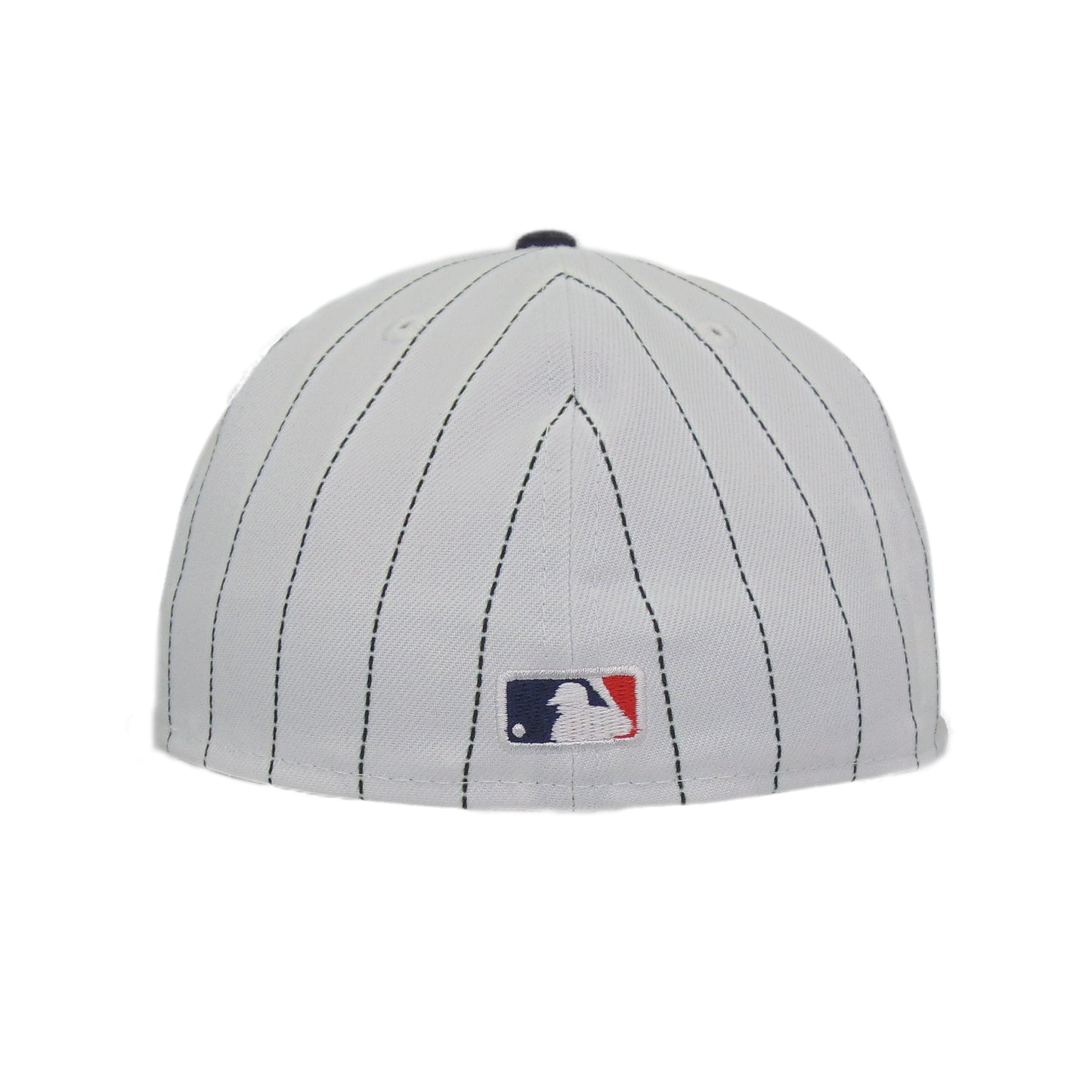 New York Yankees Custom Stripes New Era 59FIFTY White Navy Cap