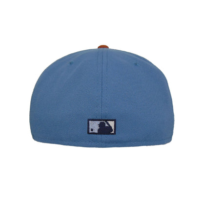 Baltimore Orioles Custom New Era 59FIFTY Cap Faded Blue light blue Back View