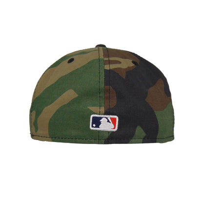 New York Yankees Custom 59FIFTY New Era Cap Woodland Camo Woodland Camo Back View