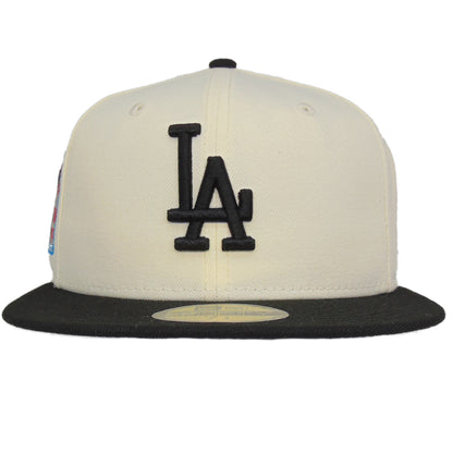Los Angeles Dodgers Custom New Era 59FIFTY Cap Chrome Black