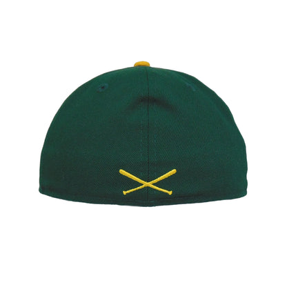 JustFitteds Crossed Bats 59FIFTY New Era Cap Green