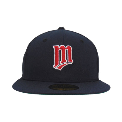 Minnesota Twins Custom New Era 59FIFTY Cap Navy navy Front View