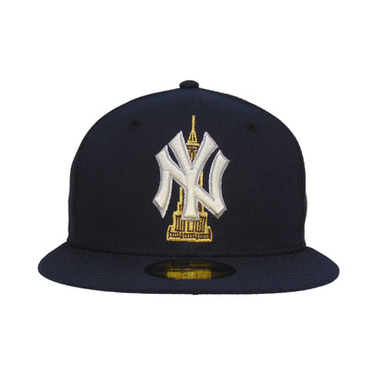 New York Yankees Custom 59FIFTY New Era Cap Empire State Navy navy Front View