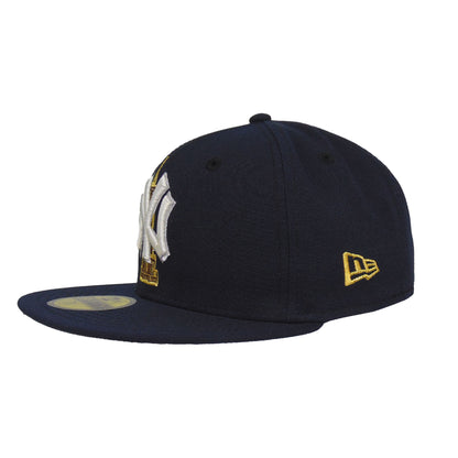 New York Yankees Custom 59FIFTY New Era Cap Empire State Navy navy Side View