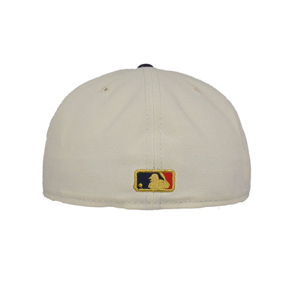 New York Yankees Custom 59FIFTY New Era Cap Empire State chrome chrome
navy Back View