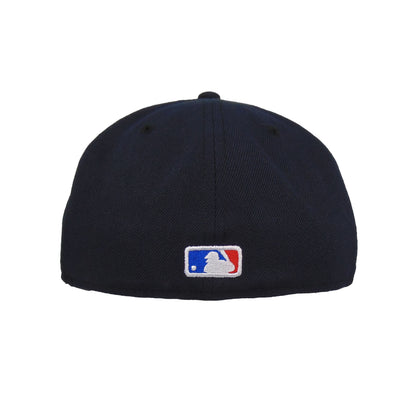 New York Yankees Custom New Era 59FIFTY Cap Navy RD navy Back View