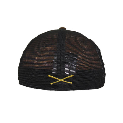 St. Pauli JF Exclusive 59FIFTY New Era Trucker Cap Cali Brown dark brown Back View