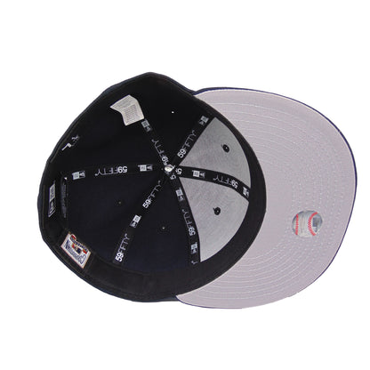 Brooklyn Dodgers Custom 59FIFTY New Era Cap Navy navy Undervisor View