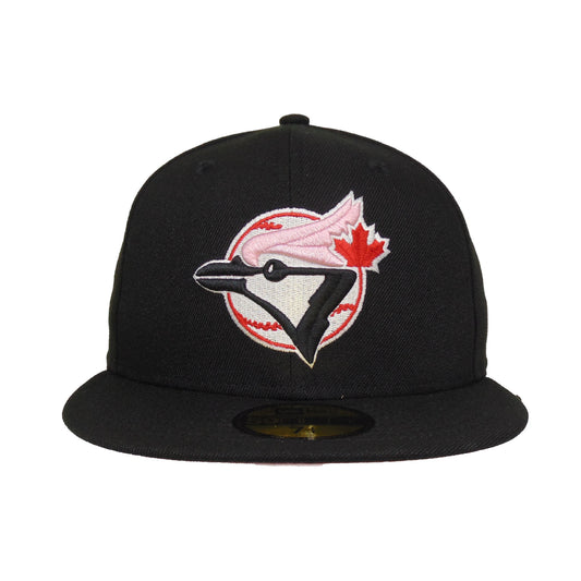 Toronto Blue Jays Custom New Era Cap Black Pink