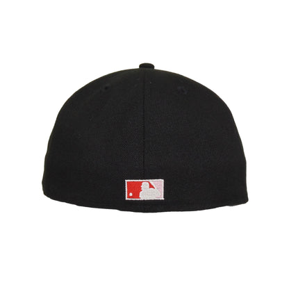 Toronto Blue Jays Custom New Era 59FIFTY Cap Black Pink black Back View
