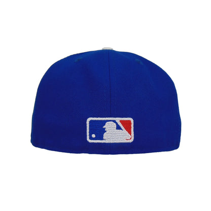 Los Angeles Dodgers Custom New Era 59FIFTY Cap Chainstitch Royal blue Back View