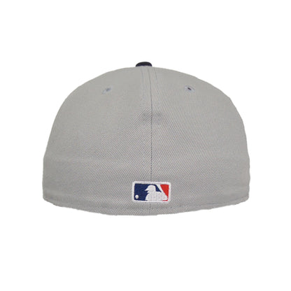 Atlanta Braves Custom New Era 59FIFTY Cap Gray Navy