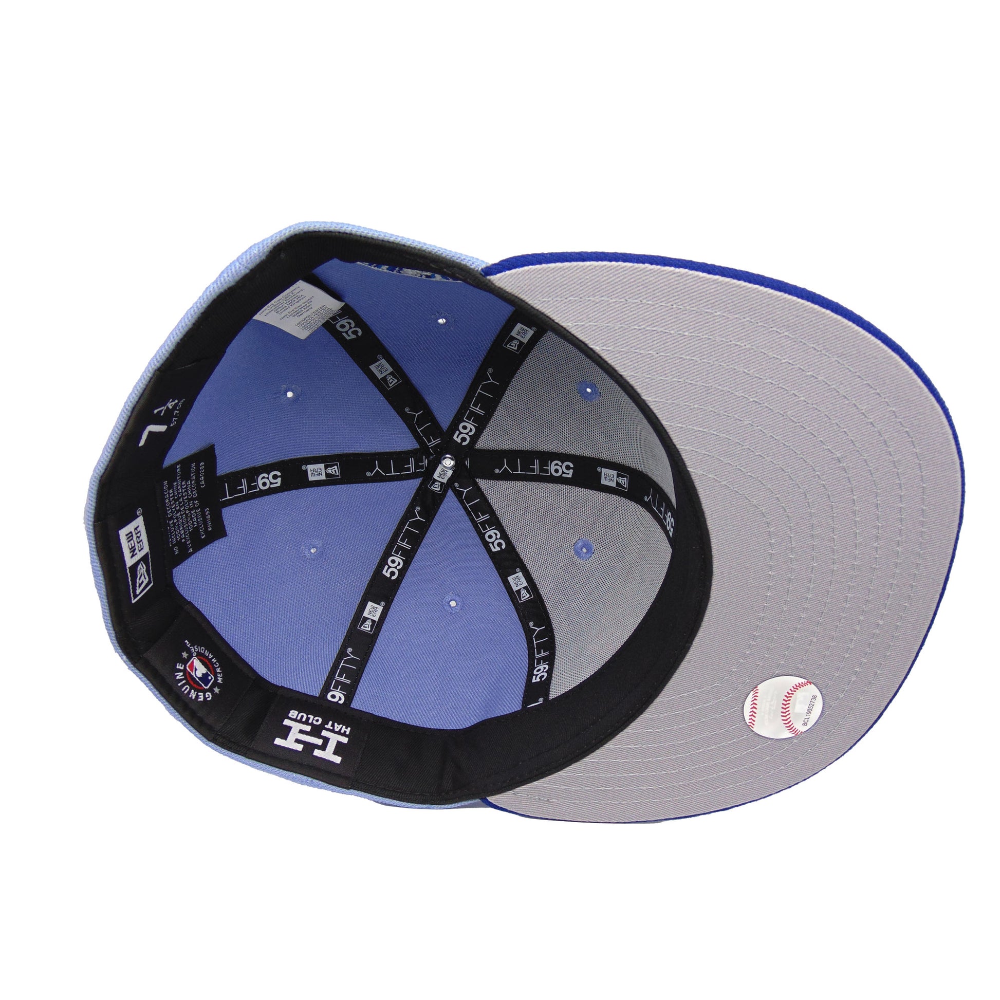Los Angeles Dodgers Custom New Era 59FIFTY Cap Tokyo Series Lavender light purple
blue Additional View