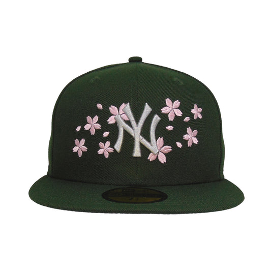 New York Yankees Custom 59FIFTY New Era Cap Seaweed Sakura Floral