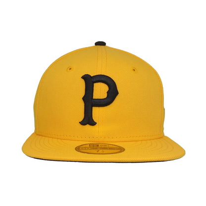 Pittsburgh Pirates Custom New Era 59FIFTY Cap Agold 1923 yellow Front View