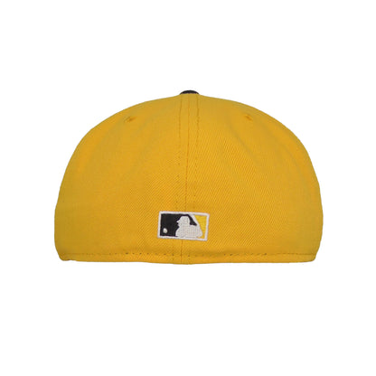 Pittsburgh Pirates Custom New Era 59FIFTY Cap Agold 1923 yellow Back View