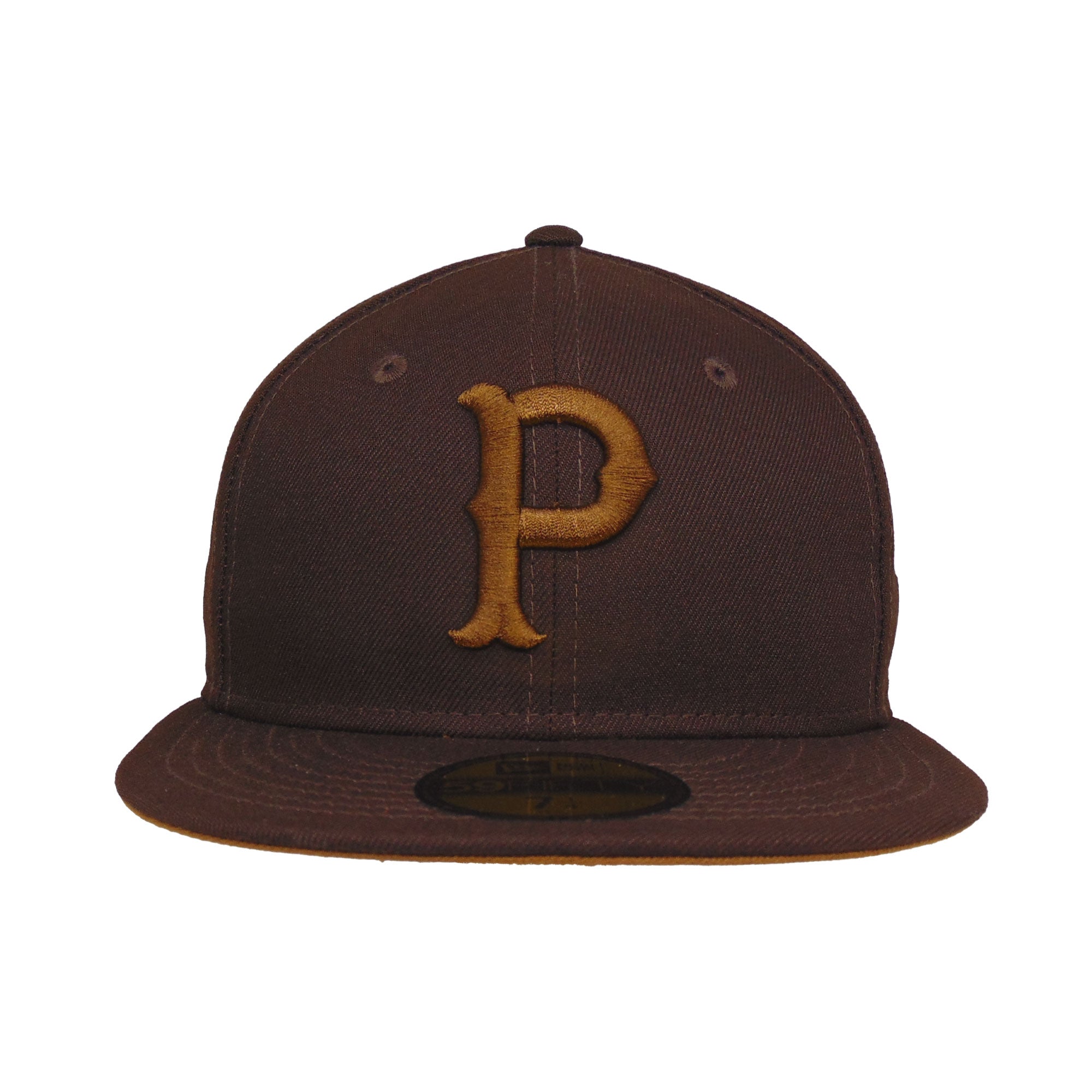 Pittsburgh Pirates Custom New Era 59FIFTY Cap Burnt Wood 1923