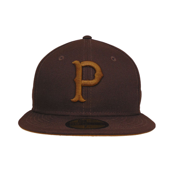 Pittsburgh Pirates Custom New Era 59FIFTY Cap Burnt Wood 1923