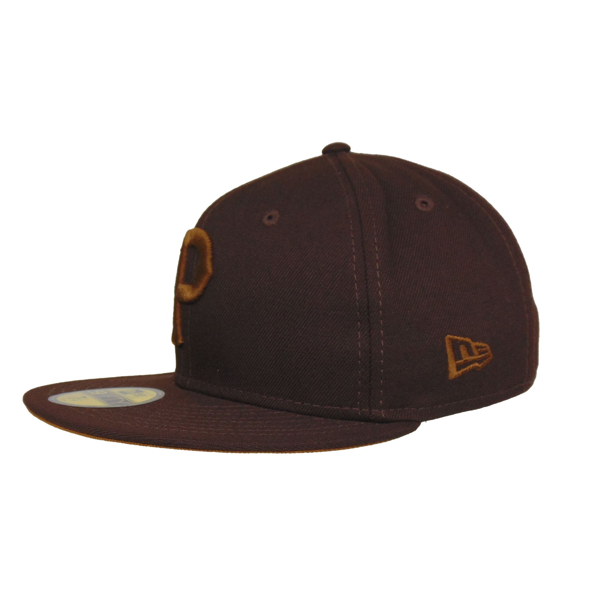 Pittsburgh Pirates Custom New Era 59FIFTY Cap Burnt Wood 1923