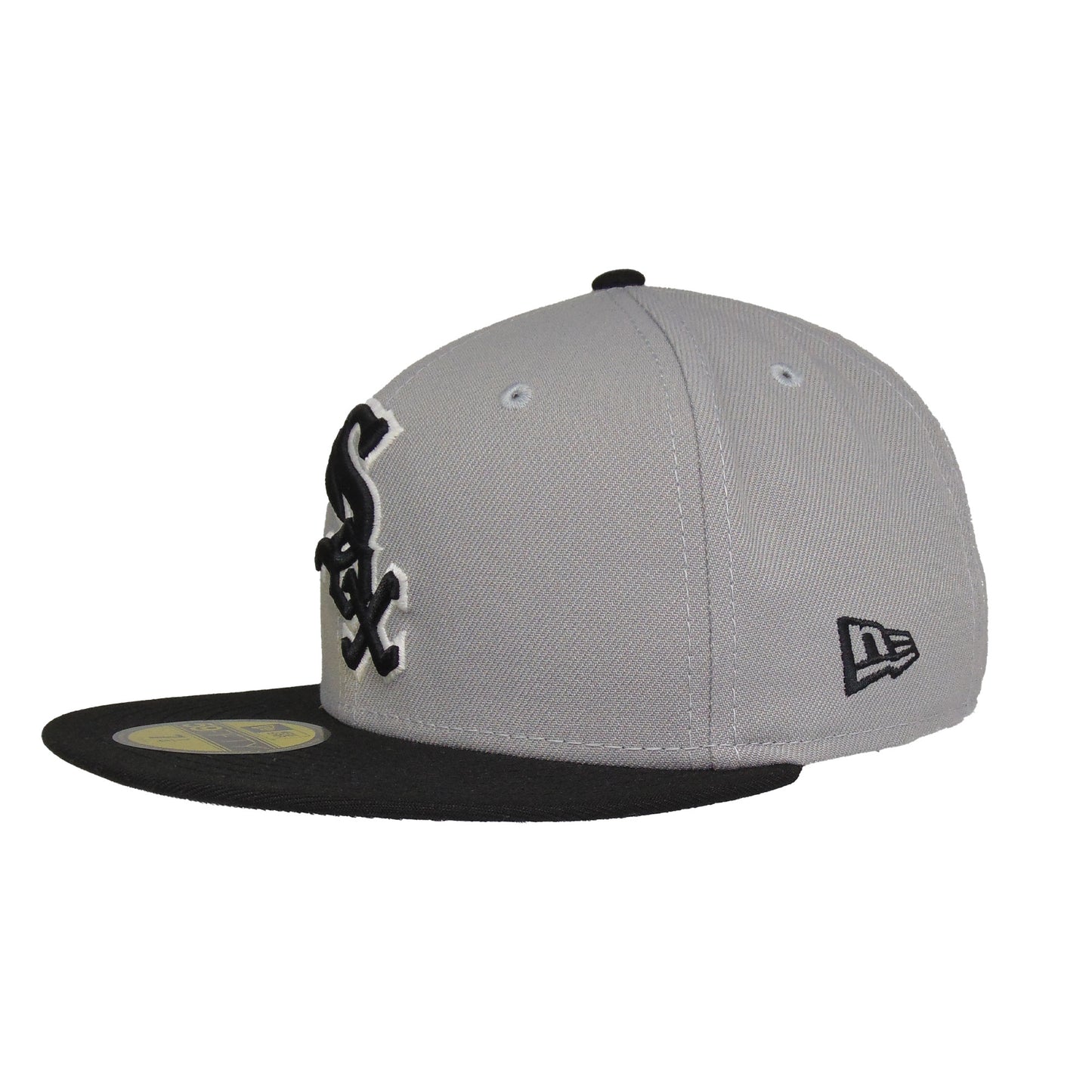 Chicago White Sox Custom New Era 59FIFTY Cap Gray Black