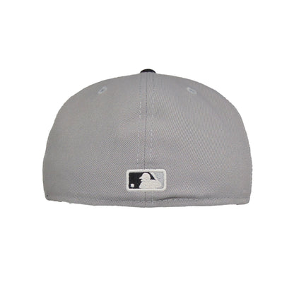 Chicago White Sox Custom New Era 59FIFTY Cap Gray Black grey
black  Back View