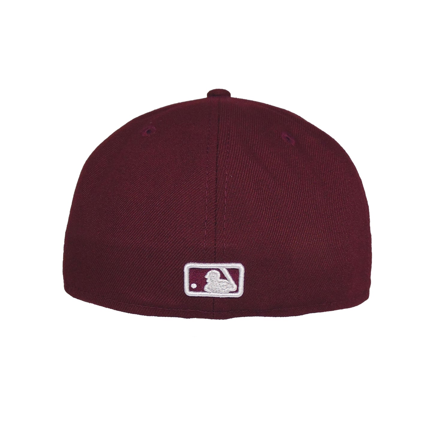New York Yankees Custom 59FIFTY New Era Cap Maroon tonal outline