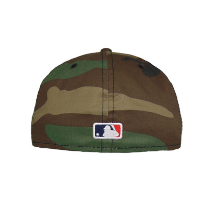 New York Yankees Custom 59FIFTY New Era Cap Woodland Camo WHT Woodland Camo Back View