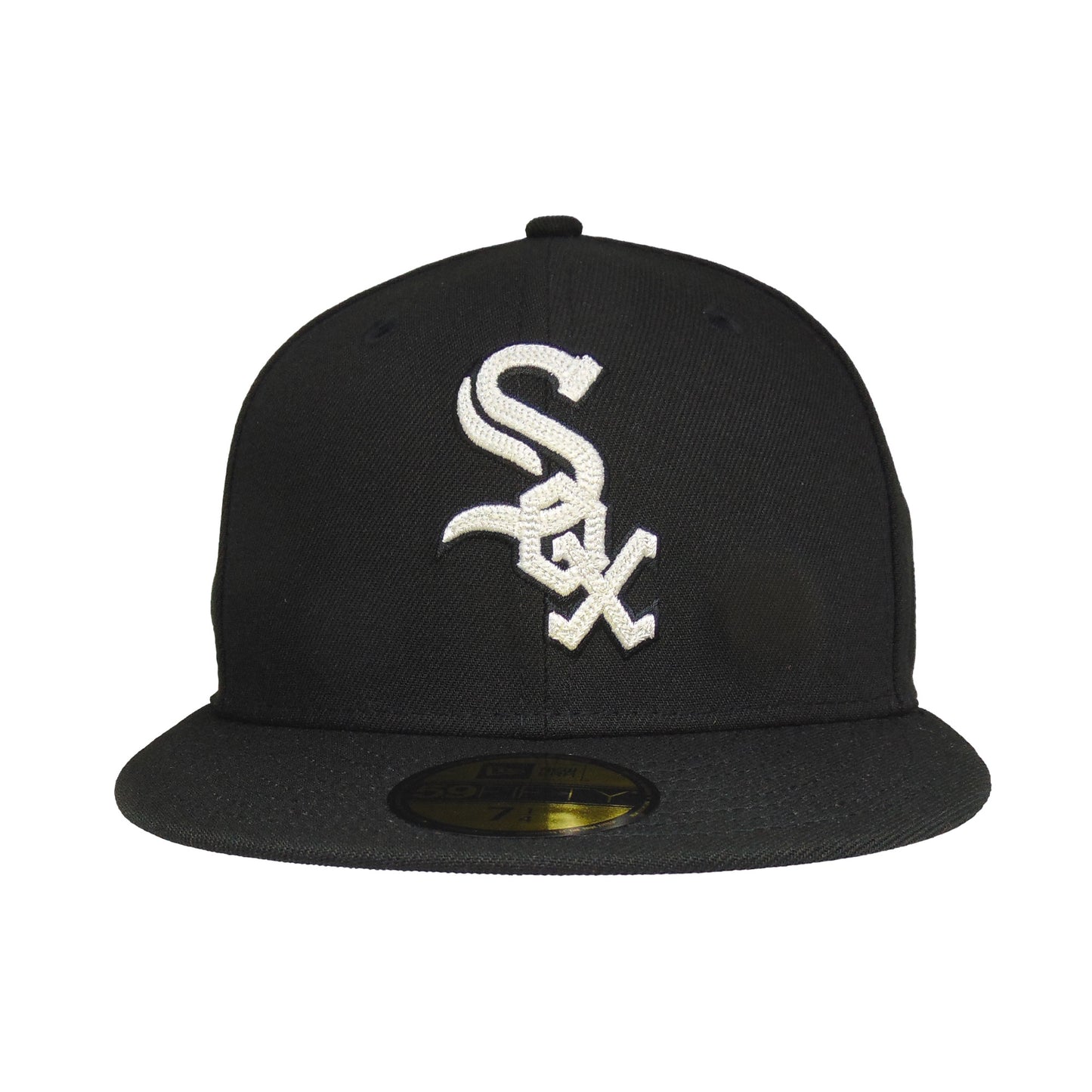 Chicago White Sox Custom New Era 59FIFTY Cap Black Chainstitch