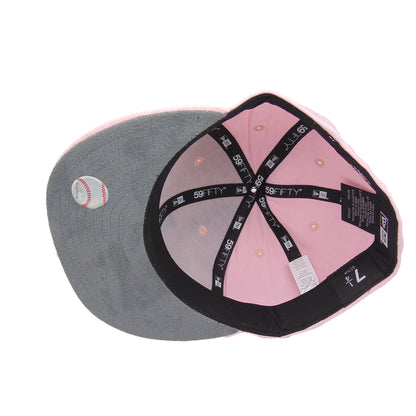Los Angeles Dodgers Custom New Era 59FIFTY Cap Pink