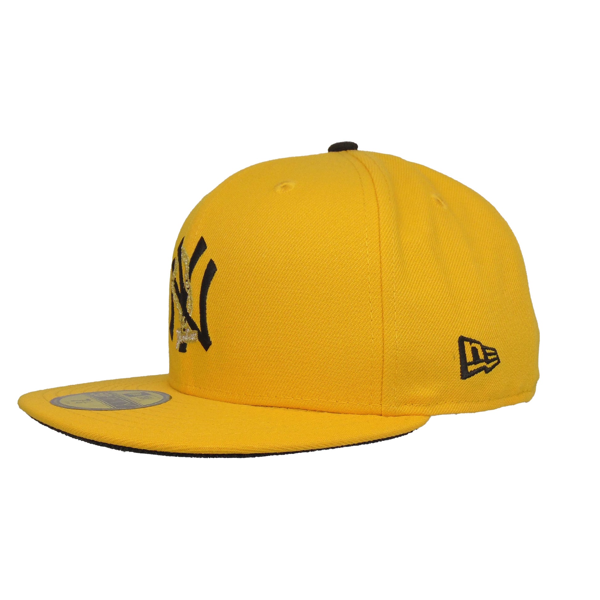 New York Yankees Chain 59FIFTY New Era Cap yellow yellow Side View