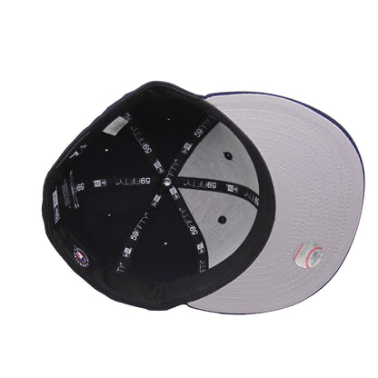 New York Yankees Chain 59FIFTY New Era Cap navy navy Undervisor View