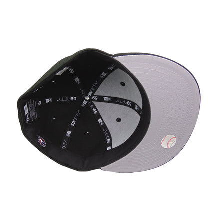 Detroit Tigers Custom New Era 59FIFTY Cap black pink black Undervisor View