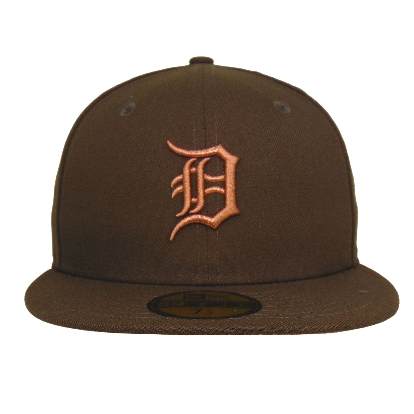Detroit Tigers Custom New Era 59FIFTY Cap Brown Copper