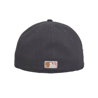 Los Angeles Dodgers Custom New Era 59FIFTY Cap Sakura Fade Graphit dark grey Undervisor View