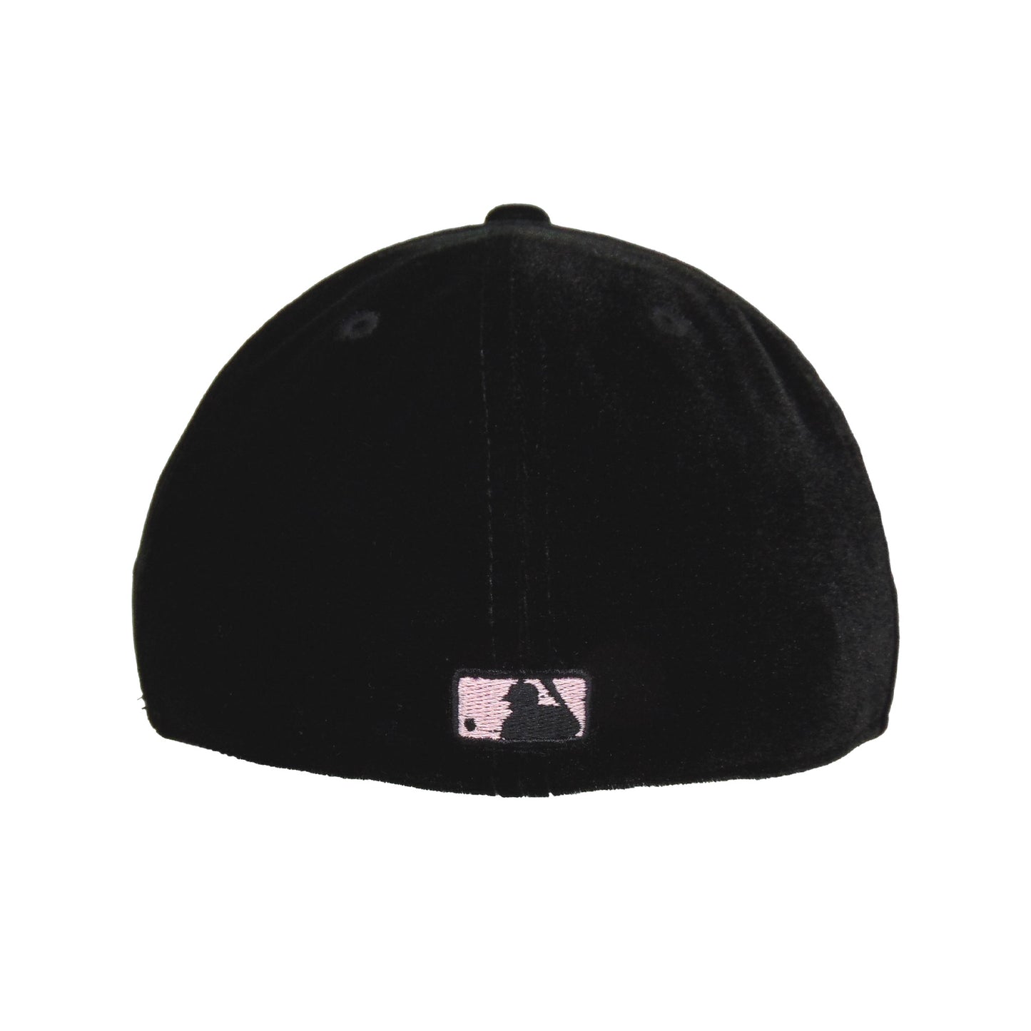 Los Angeles Dodgers Custom New Era 59FIFTY Cap Velvet BLK Sakura black Back View