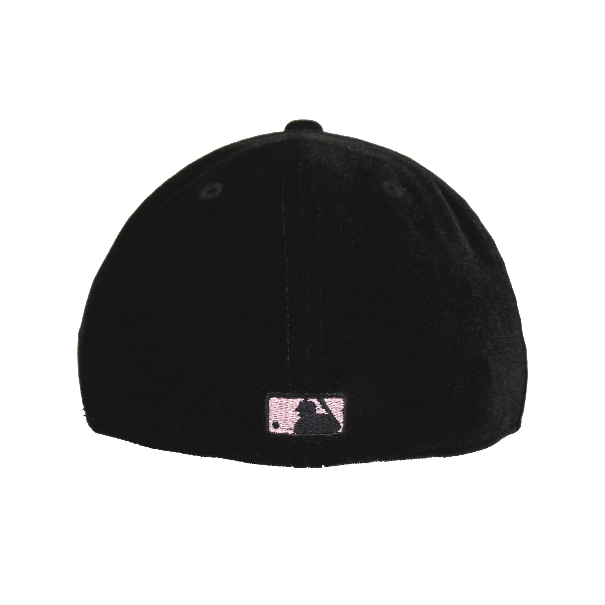 Los Angeles Dodgers Custom New Era 59FIFTY Cap Velvet BLK Sakura black Back View