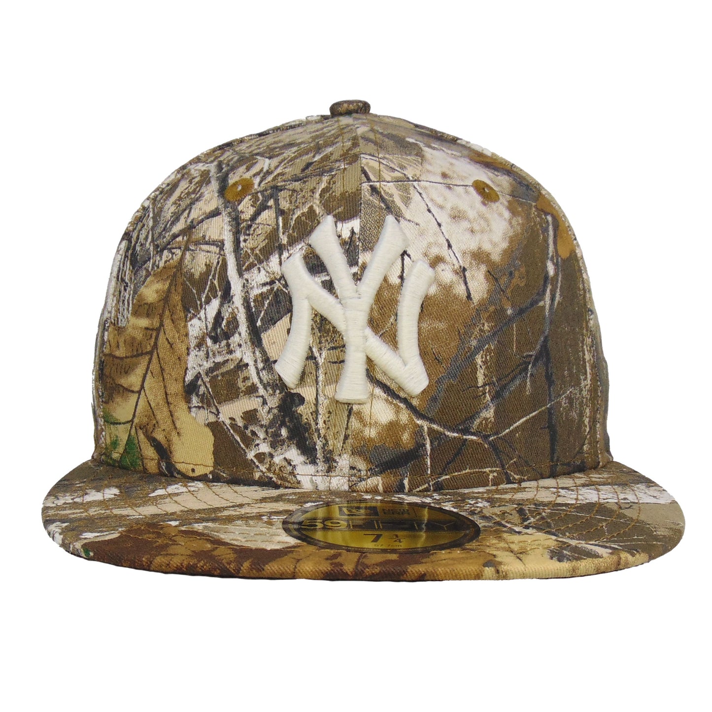 New York Yankees Custom 59FIFTY New Era Cap Realtree Edge Realtree Edge Camo Front View