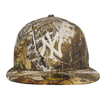 New York Yankees Custom 59FIFTY New Era Cap Realtree Edge Realtree Edge Camo Front View