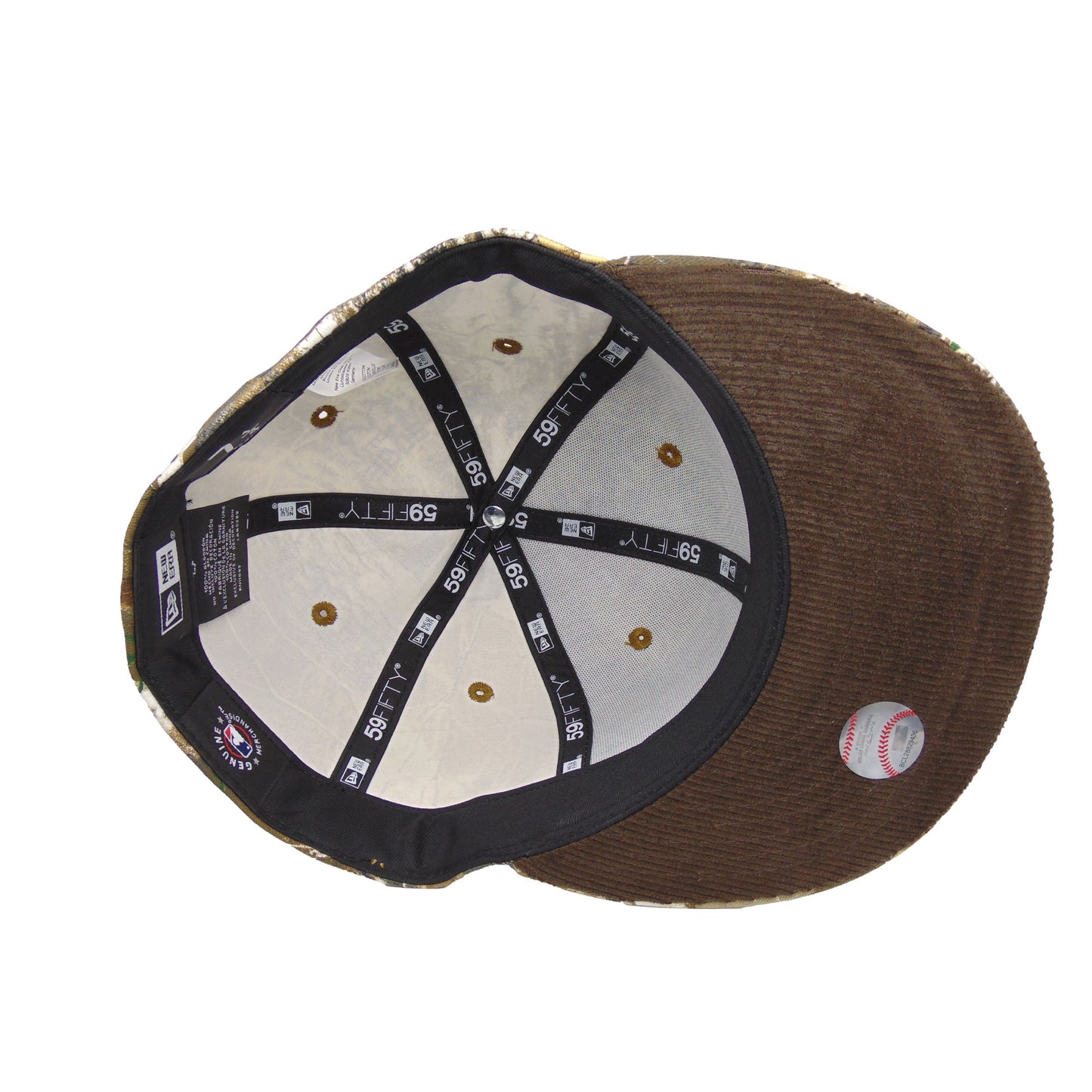 New York Yankees Custom 59FIFTY New Era Cap Realtree Edge Realtree Edge Camo Undervisor View