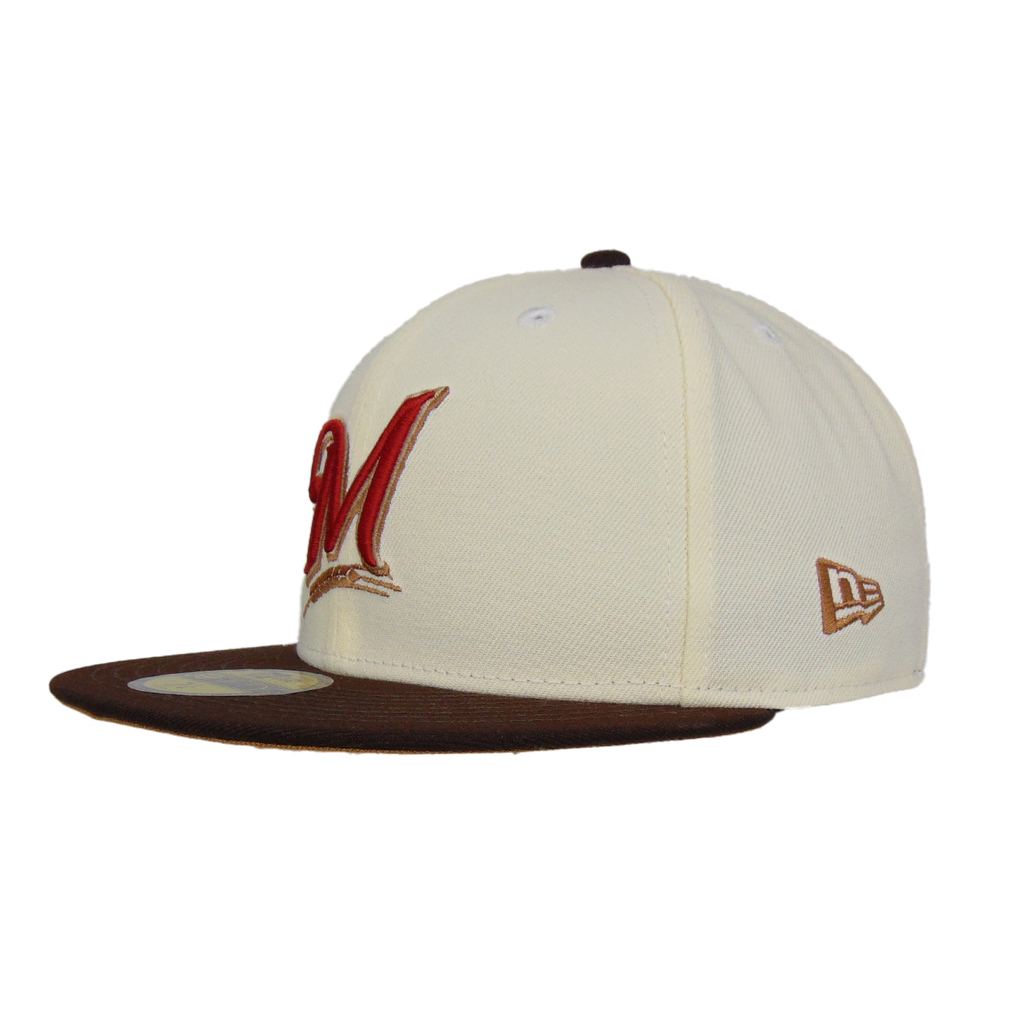 Milwaukee Brewers Custom New Era 59FIFTY Cap Chrome