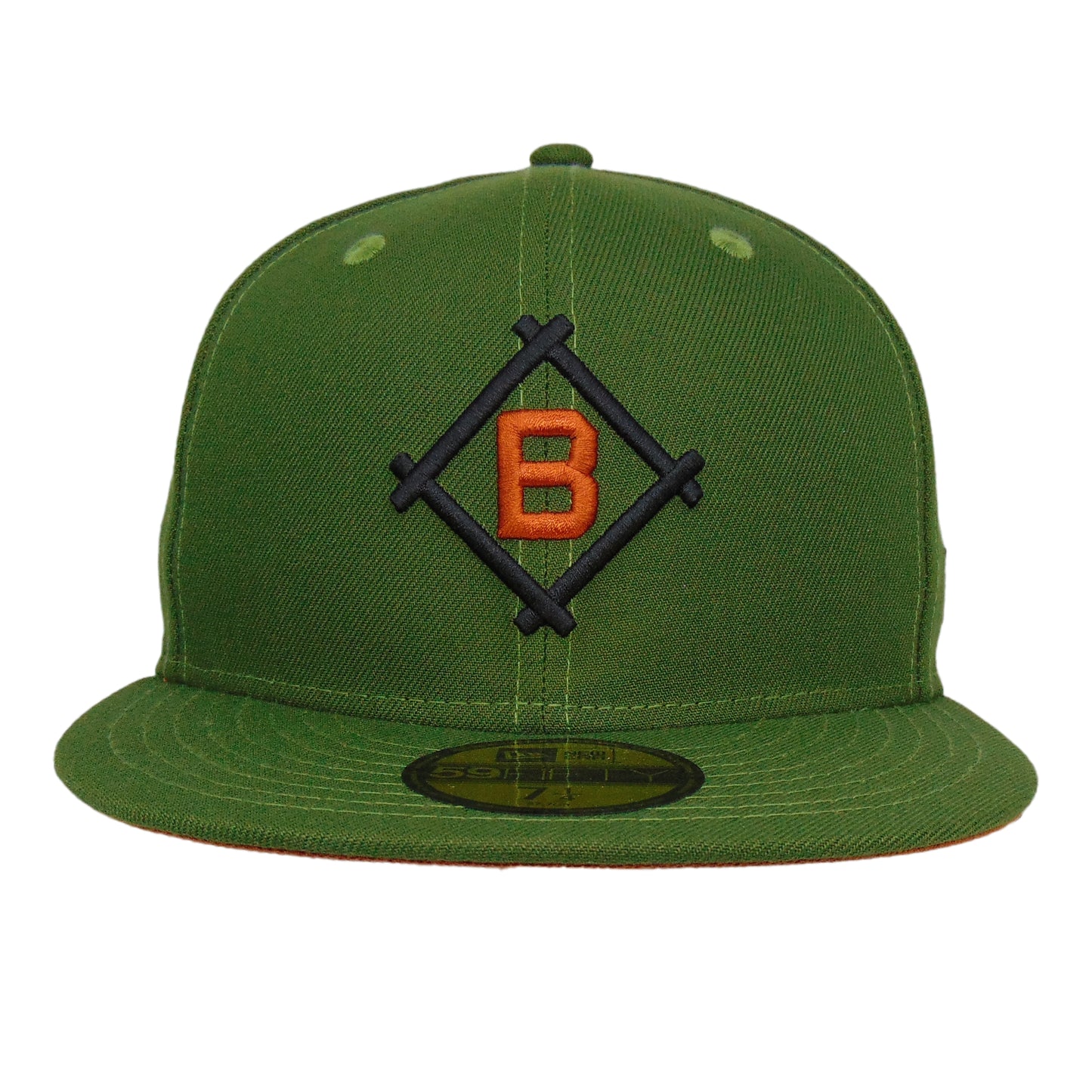 Brooklyn Dodgers Custom 59FIFTY New Era Cap Rifle Green