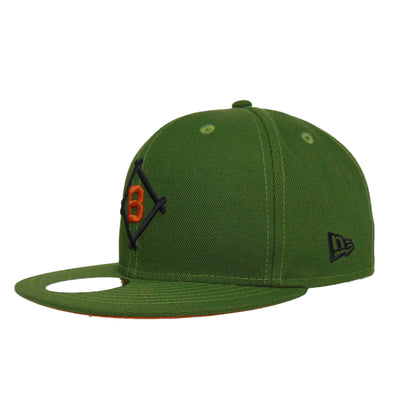 Brooklyn Dodgers Custom 59FIFTY New Era Cap Rifle Green
