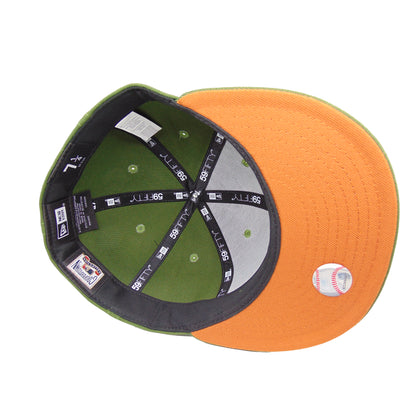 Brooklyn Dodgers Custom 59FIFTY New Era Cap Rifle Green