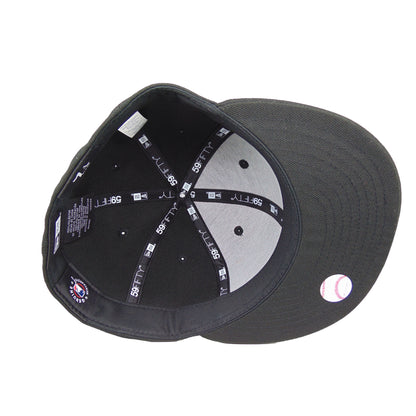 Chicago White Sox Custom Black New Era 59FIFTY Cap Red Chainstitch