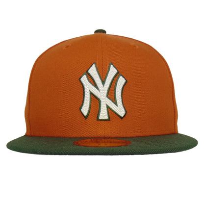 New York Yankees Custom New Era 59FIFTY Rust Cap