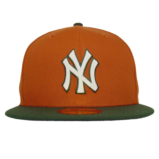 New York Yankees Custom New Era 59FIFTY Rust Cap